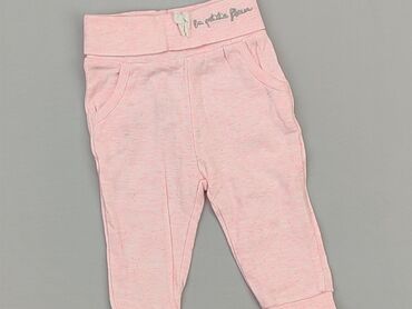 spodnie różowe: Sweatpants, Cool Club, 0-3 months, condition - Very good