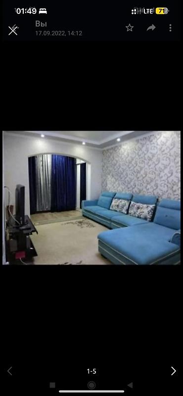 Продажа квартир: 1 комната, 44 м², Аламединский рынок / базар Индивидуалка, 8 этаж, Косметический ремонт — 3