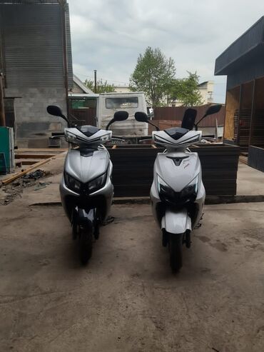 Мотоциклдер жана мопеддер: Продаем две скутера м8 про белый 57000сомов м8 серый 55000 сом