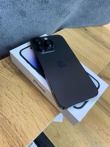 сколько стоит в кыргызстане iphone 11: IPhone 14 Pro, Колдонулган, 256 ГБ, Jet Black, Коргоочу айнек, Куту, 85 %