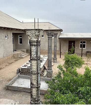 Железобетонные столбы для заборов: Декоративные монолитные колонны из бетона Римский колона куйуп Беребиз — 10