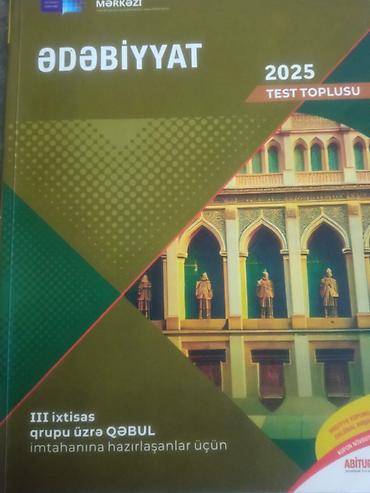 Testlər: Məhsul: “Ədəbiyyat – 2025 Test Toplusu” Təsvir: - III ixtisas qrupu — 1