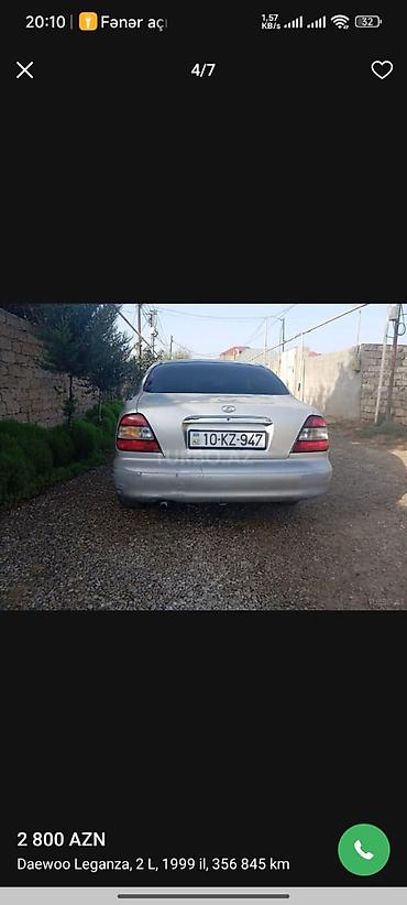 nexia daewoo: Daewoo Leganza: 2 l | 1999 il Sedan — 2