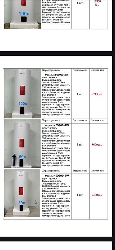 Накопительные водонагреватели: Накопительный водонагреватель Объем бака: 50 л, Электрический, Панель управления, Стеклокерамика, Новый — 21