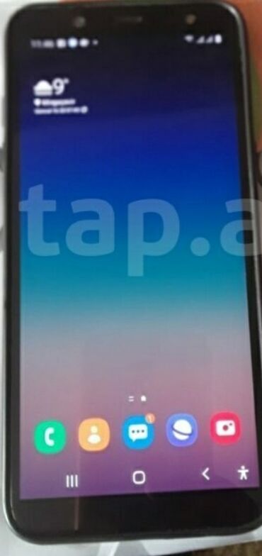 Samsung Galaxy A6, 32 GB, rəng - Qara, Barmaq izi