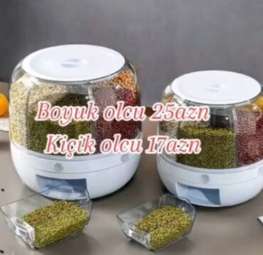 Другие аксессуары для кухни: Firlanan 6bolmeli saxlama qabları,en munasib qiymətlə.kicik olcu 4-5kq