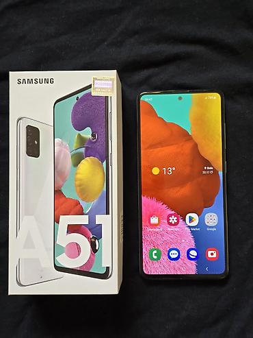yaddaş kartı: Samsung Galaxy A51, 128 GB, rəng - Ağ, İki sim kartlı — 2