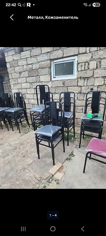 stoll: Metall karkaslı masa və stul dəstləri - Təyinat: kafe, çayxana — 2