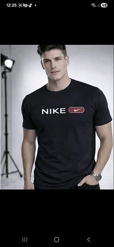 Majice: Men's T-shirt Nike, bоја - Maslinasto zelena — 5