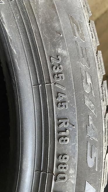 Шины: Шины 235 / 45 / R 18, Зима, Б/у, Комплект, Легковые, Pirelli — 3