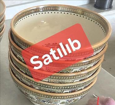 hacar desdi: 🌺 Keramika kasa dəsti 👉 5 ədəd böyük kasa: 17 sm diametr, kenarları və — 8
