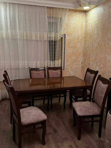 Qonaq otağı üçün, İşlənmiş, 6 stul