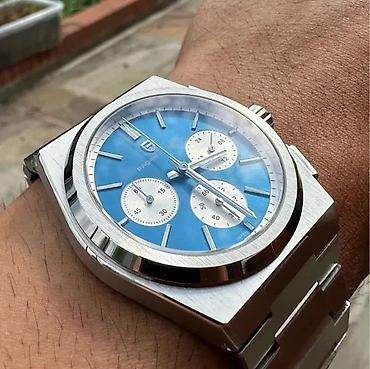 Ručni satovi: PAGANI DESIGN PD-1761 - Plava - Tissot PRX homage Potpuno nov muški — 1