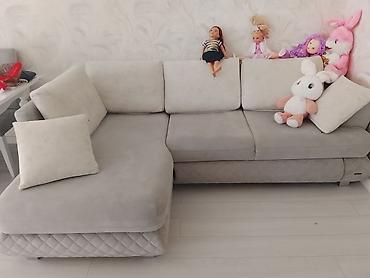Künc divan, İşlənmiş, Açılan, Bazalı, Vеlur parça, Çatdırılma yoxdur