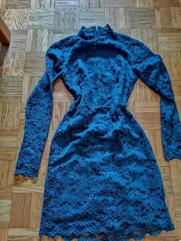 punije dame haljine za svecane prilike: S (EU 36), color - Blue, Evening, Long sleeves