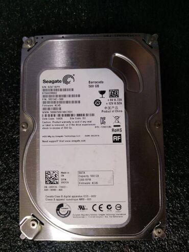 жесткий диск 160 гб: Накопитель, Б/у, Seagate, HDD, 512 ГБ, 3.5", Для ПК