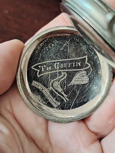 islenmis saat: Tic Coffin antik cib saatı korpusu (XIX əsr) Tic Coffin markasına — 3