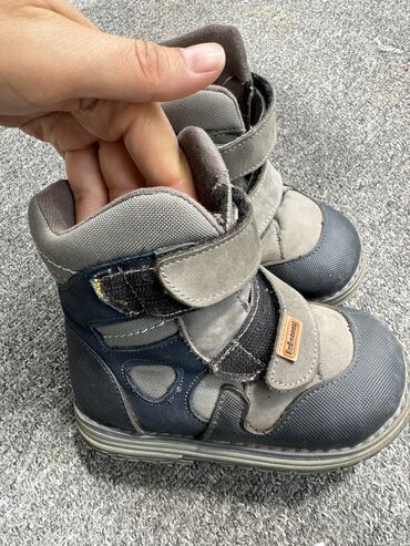 ортопедическая детская обувь: Ортопедические сапожки Бебетом, размер 24. Кожаные 💯