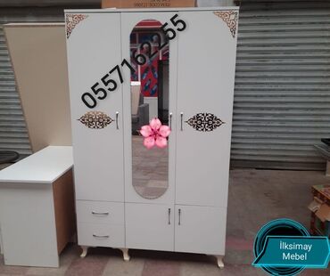 Dolablar: Yeni, Kupe, 3 qapılı Düz dolab, Dolab-asılqan, Azərbaycan — 5