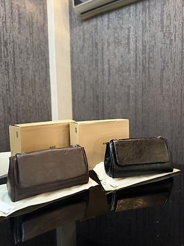 Çantalar: SUUD brendinin çiyin/çapraz daşınan dəri çantaları - Material: təbii — 1