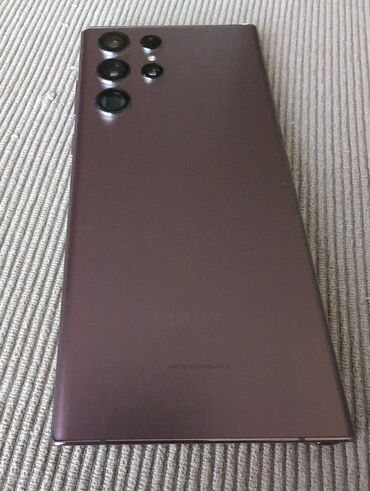 Samsung Galaxy S22 Ultra, Колдонулган, 512 ГБ, түсү - Кызгылт көк, 2 SIM, eSIM