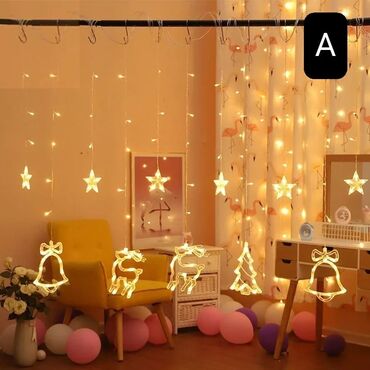 Yolka işıqları: İşıqlar Ulduz işıqlar Şekilleri çevirerek formalara ve ölçüsüne baxa — 6