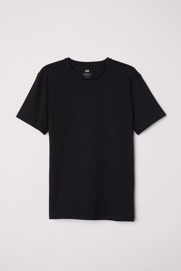 футболка черная: Футболка M (EU 38), цвет - Черный