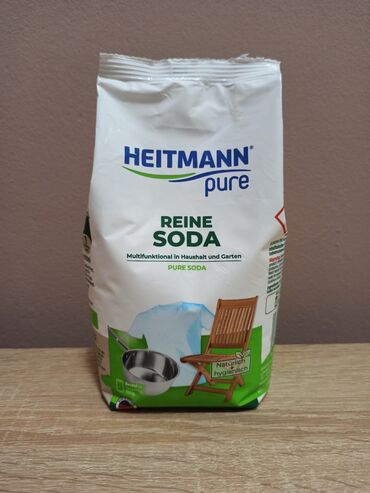 prodavacica potrebna: Heitmann soda za ciscenje u domacinstvu 500 g HEITMANN čista soda je