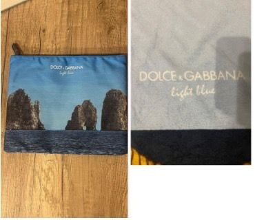 qədimi dəsmal: Комплект Dolce&Gabanna полотенце и косметичка. Оригинал. Новый