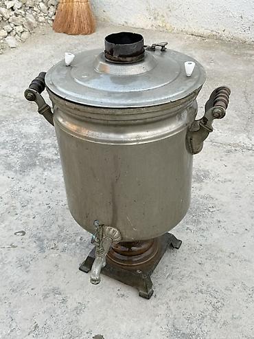samovar almaq: 50 litrlik Tula Samavari 1964 ci ilin samovaridi ( yadigar alinibdi o — 2