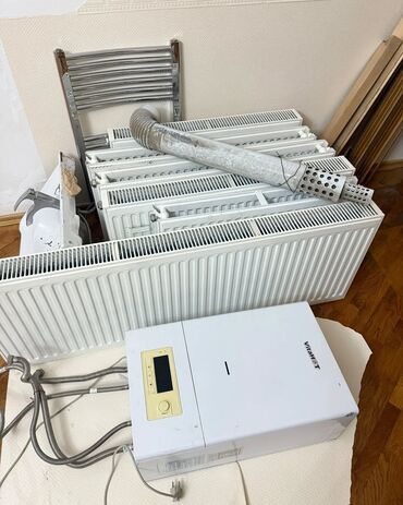 подвесной потолок в ванной: Mərkəzi istilik sistemi komplekti Tərkib: - Divara quraşdırılan