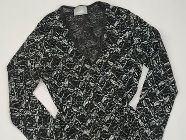 czarne bluzki z tiulowymi rękawami: Bluzka Damska, Wallis, M, stan - Bardzo dobry