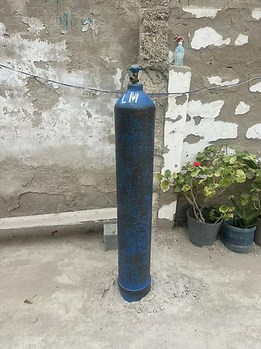 yangin sondu: Məhsul: Oksigen balonu və regulyator-set Təsvir: - Mavi rəngli metal — 4