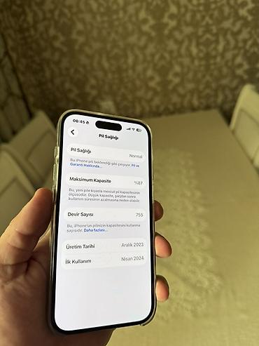 ipad 5 mini qiymeti: IPhone 15 Pro, 256 GB, Blue Titanium, Face ID — 4