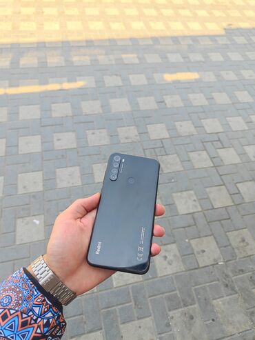 kontakt telefon: Xiaomi Redmi Note 8, 64 GB, rəng - Qara, 
 Düyməli, Barmaq izi