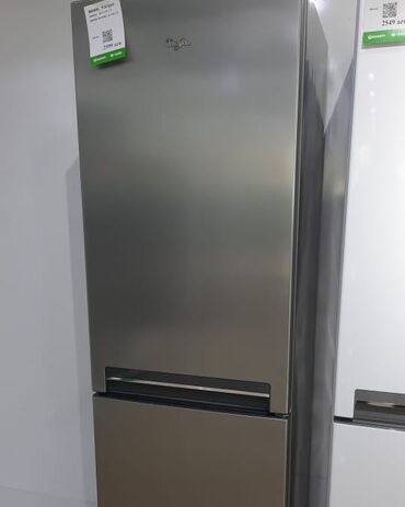 рояль электронный: Новый Двухкамерный цвет - Серый холодильник Whirlpool