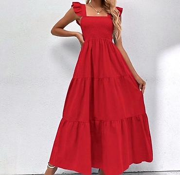 Haljine: ✅Letnja maxi haljina sa volan naramenicama
✅Sve po 2000 din 🔥🔥 — 4