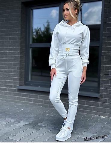 Gornji i donji deo: ✨Ženski komplet trenerke sa kapuljačom – visok struk i uski kroj ✅2500 — 6