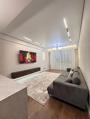 Продажа квартир: 2 комнаты, 81 м², Асанбай мкр Элитка, 12 этаж, Дизайнерский ремонт — 2