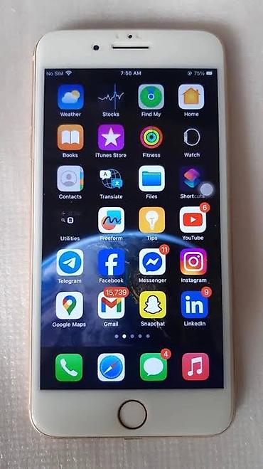 iphone 6 ikinci el: IPhone 8 Plus, 64 GB, White Titanium, Barmaq izi — 1