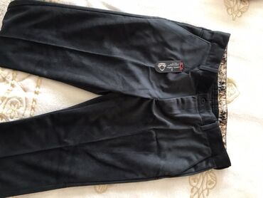 qaqa geyimi: Klassik kişi şalvarı - Rəng: tünd göy velvet material - Kəsim