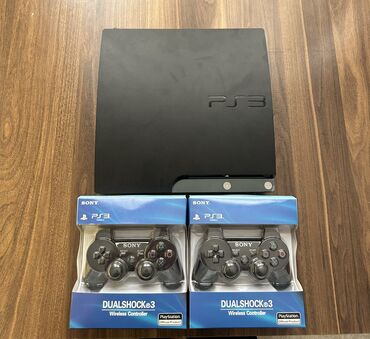 playstation 3 en ucuz: Sony PlayStation 3 (PS3) Slim oyun konsolu 500gb✅ 35oyun✅ Donma, qizma