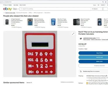 Ostala elektronika: *** AKCIJA *** #0937 Mekani Savitljivi Silikonski kalkulator; Dostupno — 7