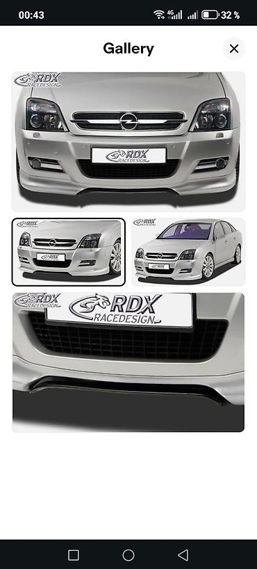 Opel Vectra C (2002–2005) üçün ön bamper altlıq/aldıq (lip spoiler) –