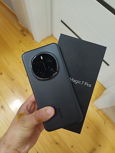 honor matrix: Honor Magic 7 Pro, 512 GB, rəng - Qara, Zəmanət, Sensor, Barmaq izi — 2