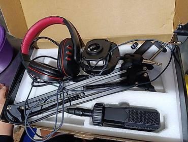 studio: Podcast/stream üçün tam studiya dəsti Dəst tərkibi: - Kondensator — 5