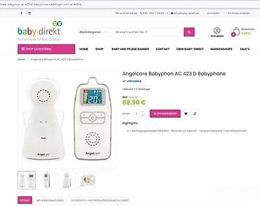 farmerke visoki struk: Angelcare bebi monitor AC423-D – audio monitor sa termometrom - Set — 6