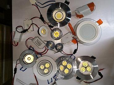rustik lusteri: Rozetna sa LED sijalicom integrisanom 3200k 4200k 6500k. 3200k toplo — 1