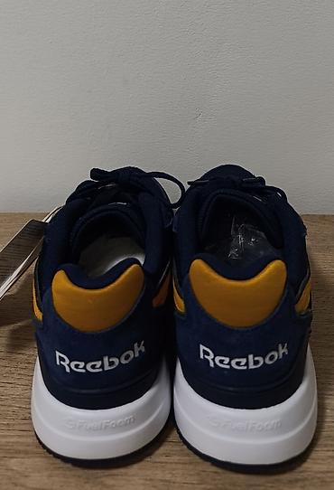 tech flecee: Мужские кроссовки, 43, Reebok, Новый, цвет - Синий, Самовывоз — 1