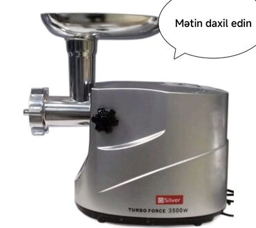 sok maşını: Ət çəkən maşın Silver, 3500 Vt, Yeni